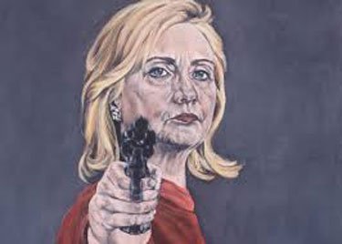 HillarywithGun